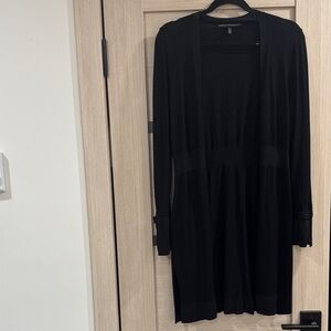 White House Black Market Black Long Sleeve Tunic